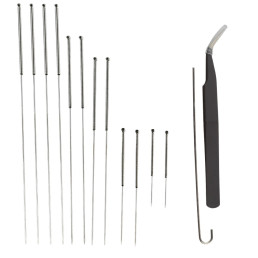 Adatų komplektas 12vnt 3D spausdintuvo purkštuko valymui, su pincetu PrimaCreator