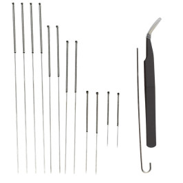 Adatų komplektas 12vnt 3D spausdintuvo purkštuko valymui, su pincetu PrimaCreator