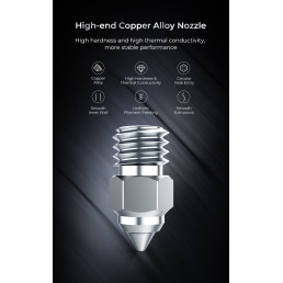 Purkštukų komplektas MK8 tipo vario lydinio (1x0.25mm, 3x0.4mm, 2x0.6mm, 2x0.8mm) CREALITY