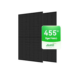 Saulės modulis Jinko Tiger Neo N-Type JKM455N-48HL4M-DB 22,77 % pilnai juodas, vienpusis su dvigubu stiklu
