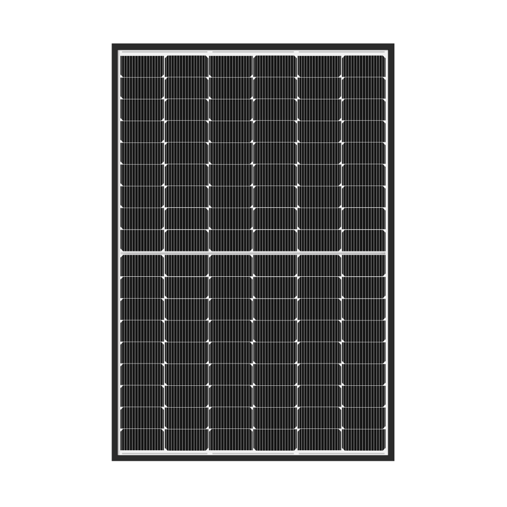 Saulės modulis Leapton 450W Black frame, Dual Glass Bifacial LP182*182-M54-NB