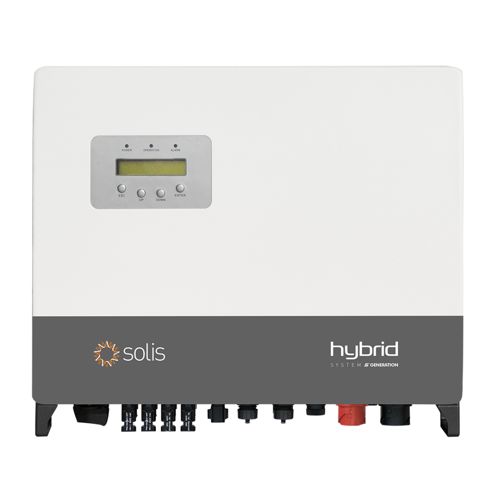 Hibridinis inverteris Solis 8 kW trifazis, 2 MPP žiedai, 97,7% efektyvumas