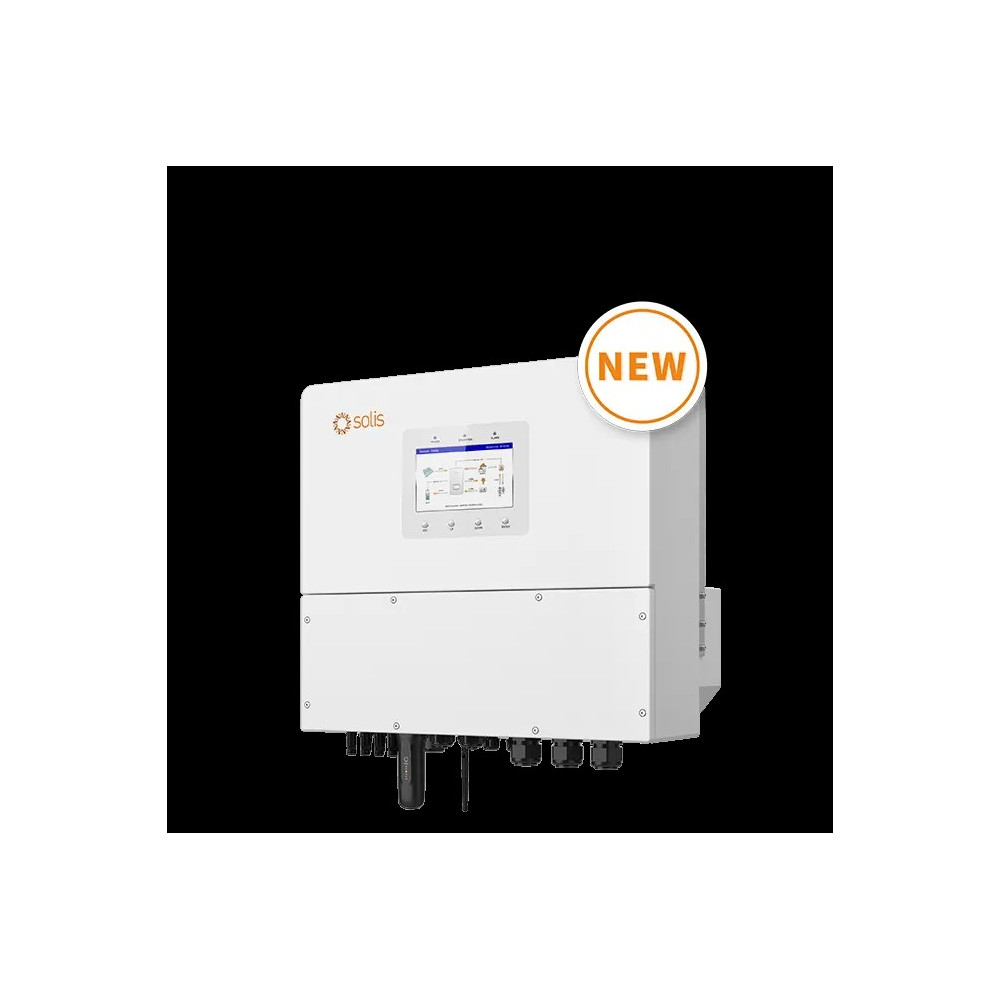 Hibridinis inverteris Solis S6-EH3P20K-H 20 kW trifazis, 4 MPP, DC, HV baterijoms