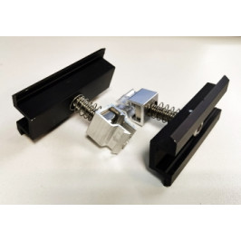 Vidurinis modulio laikiklis Profiness, click, juodas (mod. rėmo aukštis 28-31 mm)