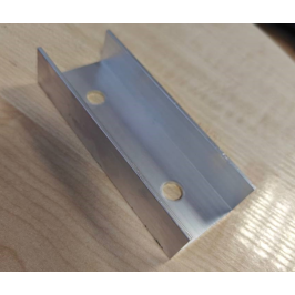 Montavimo bėgelio jungtis 40x40 lygi