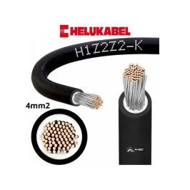 Solar kabelis MG WIRES EN 50618 4,00 mm2 Q H1Z2Z2-K 100 metrų juodas