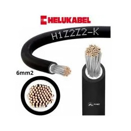 Solar kabelis MG WIRES EN 50618 6,00 mm2 Q H1Z2Z2-K 100 metrų juodas