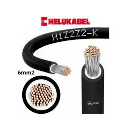 Solar kabelis MG WIRES EN 50618 6,00 mm2 Q H1Z2Z2-K 100 metrų juodas