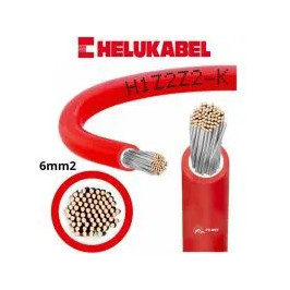 Solar kabelis MG WIRES EN 50618 6,00 mm2 Q H1Z2Z2-K 100 metrų raudonas