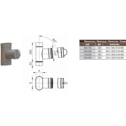 SWO pravala su akle NP d.150/ 110x230 (310 2 1002 0150 000)