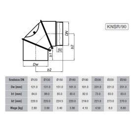 Reguliuojama alkūnė 130/ 90' su pravala, pilka