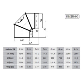Reguliuojama alkūnė 160/ 90' su pravala
