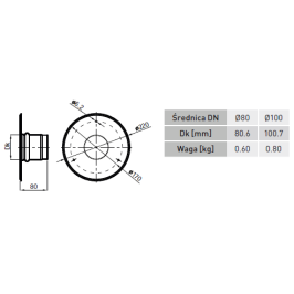 Dekoratyvinis žiedas juodas ROZ080-CZ-1,2(ML)