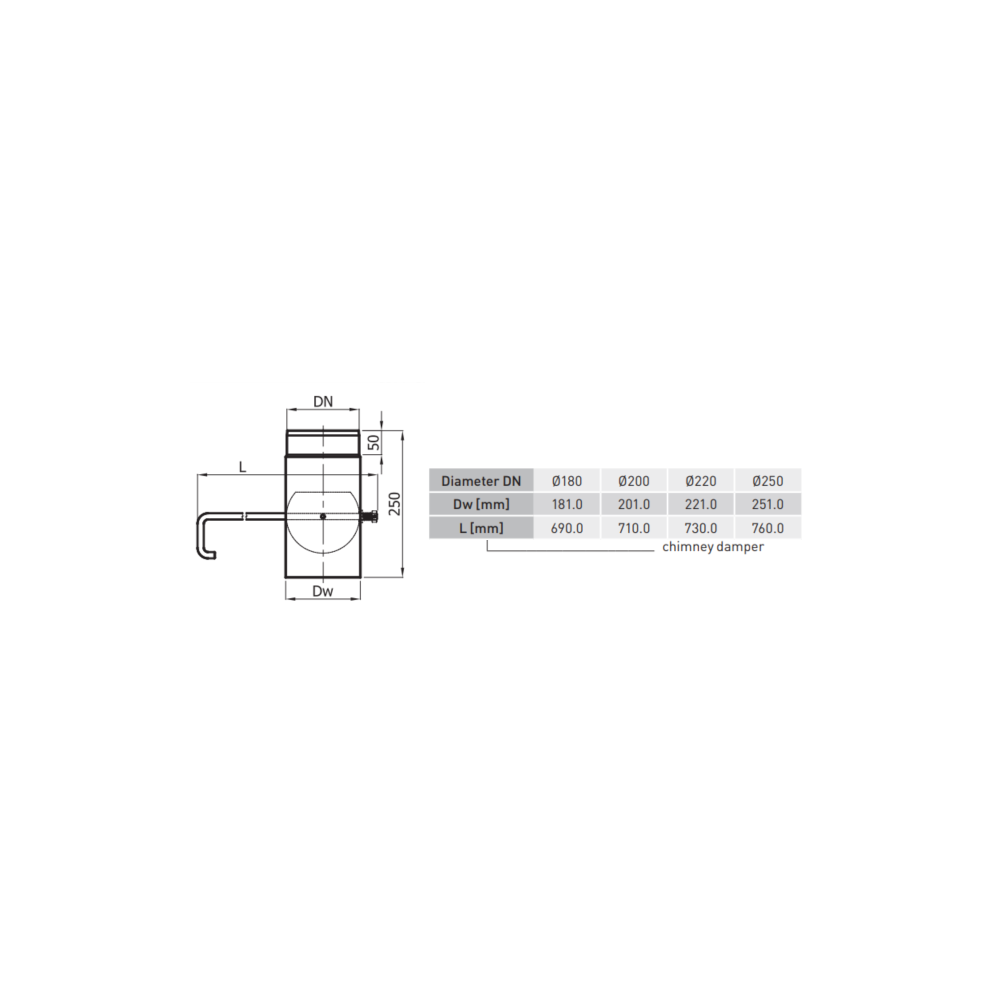 SZK sklende vamzdyje 180-CZ2(ML) ilg. rankenėlė (long handle)