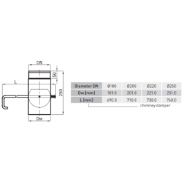 SZK sklende vamzdyje 180-CZ2(ML) ilg. rankenėlė (long handle)