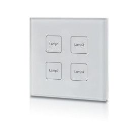 DALI valdymo panelė, 4 šviestuvų, jautri lietimui, Sunricher