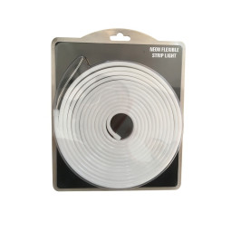 LED juosta NEON FLEX 24Vdc, 7.2W/ m, 120LED/ m, neutraliai balta, 6x12mm, 5m ritė, IP67