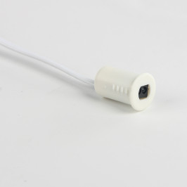 LED jungiklis 12-24Vdc, 4A, su IR jutikliu, baldinis, įleidžiamas Ø14mm, durelėms