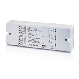 LED RGBW juostos signalo stiprintuvas 12V-36Vdc 4x8A, Sunricher