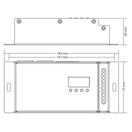 Apšvietimo valdiklis DMX 512, RDM, XLR, RJ45, 5x8A, 500Hz - 35kHz, Sunricher