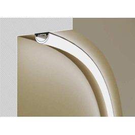 Profilis aliuminis anoduotas LED juostoms, lenkiamas, ARC12, 2m, TOPMET