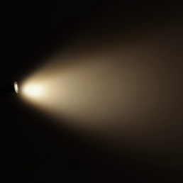 Įleidžiamas LED šviestuvėlis, MINI STAR, 12Vdc, 0.6W, 90°, 3000K šiltai balta, su jungtimi L813