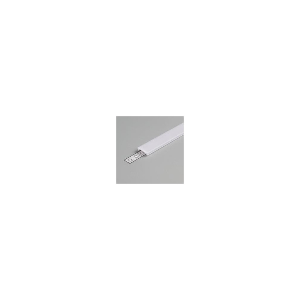 LED profilio dangtelis C click profiliui ARC12 , 3m, baltas, TOPMET