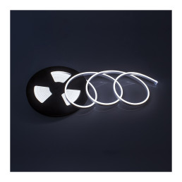 LED juosta NEON FLEX, 5m ritė, 12Vdc, 11W/ m, IP65, 6000K, karpoma 1cm, Design Light