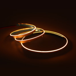 LED juosta 12Vdc, 10W/ m, COB 480LED/ m, 660lm, šiltai balta 3000K, IP20, šoninė, LEMLUX