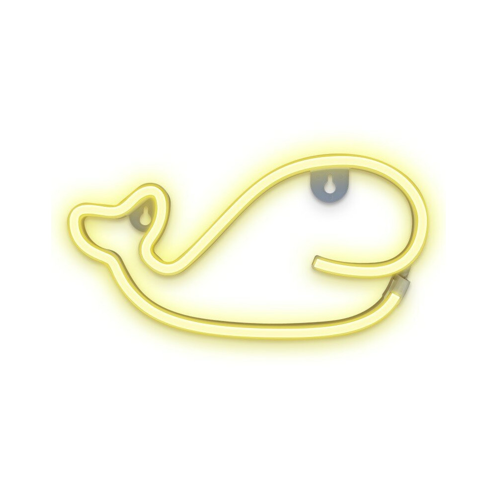 LED NEON dekoracija BANGINIS, šiltai balta, 5V USB/ 3xAA