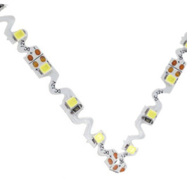 LED juosta 12V 7.2W/ m nehermetiška neutraliai balta 4000K, S formos, LEMLUX