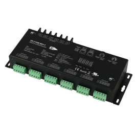 Apšvietimo valdiklis DMX512, RDM, XLR 5pin, RJ45, 24x4A, Sunricher