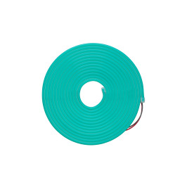 LED juosta NEON FLEX 12Vdc, 7.2W/ m, karpoma 1cm, Žalia, 6x12mm, 5m ritė, IP67