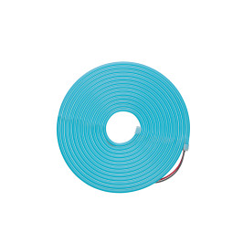 LED juosta NEON FLEX 12Vdc, 7.2W/ m, karpoma 1cm, Ledo mėlyna, 6x12mm, 5m ritė, IP67