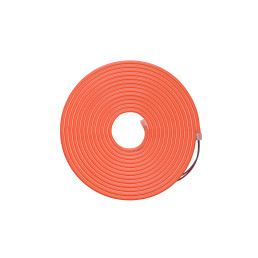 LED juosta NEON FLEX 12Vdc, 7.2W/ m, karpoma 1cm, Oranžinė, 6x12mm, 5m ritė, IP67