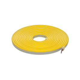 LED juosta NEON FLEX 12Vdc, 7.2W/ m, karpoma 1cm, Citrinos geltona, 6x12mm, 5m ritė, IP67