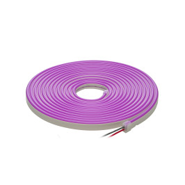 LED juosta NEON FLEX 12Vdc, 7.2W/ m, karpoma 1cm, Violetinė, 6x12mm, 5m ritė, IP67