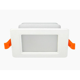 Įmontuojamas LED šviestuvas, 230Vac, 5W, 450lm, šiltai balta 3000K, kvadratinis, MOLLY, LED line LITE