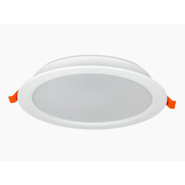 Įmontuojamas LED šviestuvas su judesio davikliu, 230Vac, 18W, 1900lm, 4000K, apvalus, MOLLY, LED line LITE