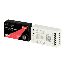 LED juostų valdiklis RGB+CCT, 12/ 24Vdc, 15A, valdomas RF, Wi-Fi, TUYA, LED line PRIME