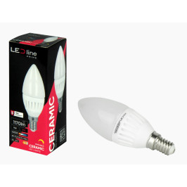 Lemputė LED E14 230V 9W 1170lm žvakės formos, šiltai balta 2700K, pritemdoma, LED line PRIME