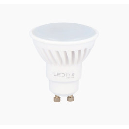 Lemputė LED GU10 230V 10W 1250lm 125lm/ W, šiltai balta 2700K, pritemdoma, LED line PRIME
