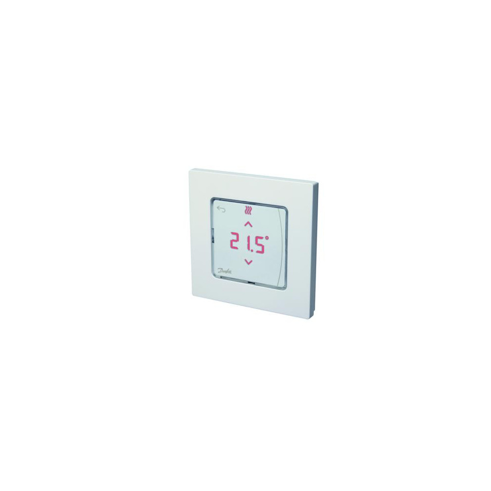 Icon su displėjumi įleidžiamas į sieną patalpos termostatas 230V/50Hz temp. ribos 5-35C 3A/230V AC