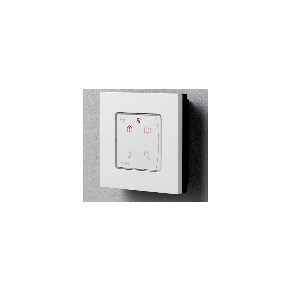 Icon  su displėjumi programuojamas virštinkinis patalpos termostatas 230V/50Hz temp. ribos 5-35C 3(1)A/230V AC