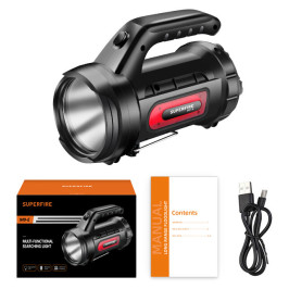 Žibintuvėlis su rankena M9-X, 9W 440lm, 3000mAh, iki 390m