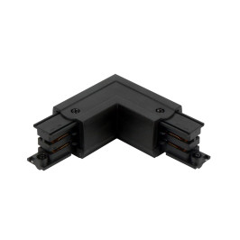 Jungtis L formos 3 fazių bėgeliui LUMICANTO dešinė pusė juoda 