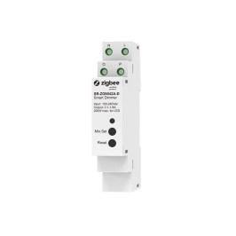Apšvietimo valdiklis DIN, ZigBee 3.0 MQTT, 100-240Vac 200W TRIAC PUSH-DIM