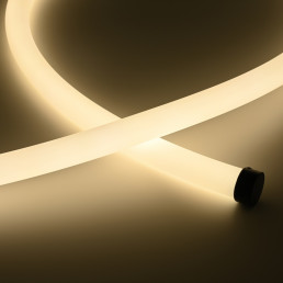 LED juosta NEON FLEX 360 24Vdc, 14W/ m, 1000lm/ m, 4000K, D25 mm, 3m ritė, IP67