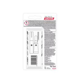 Klijai momentiniai plastikams skaidrūs Super Bond All Plastics 2g+4ml Loctite