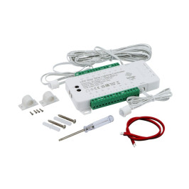 LED valdiklis laiptų apšvietimui, 16 kanalų, 12-24Vdc, 10A, su judesio jutikliais